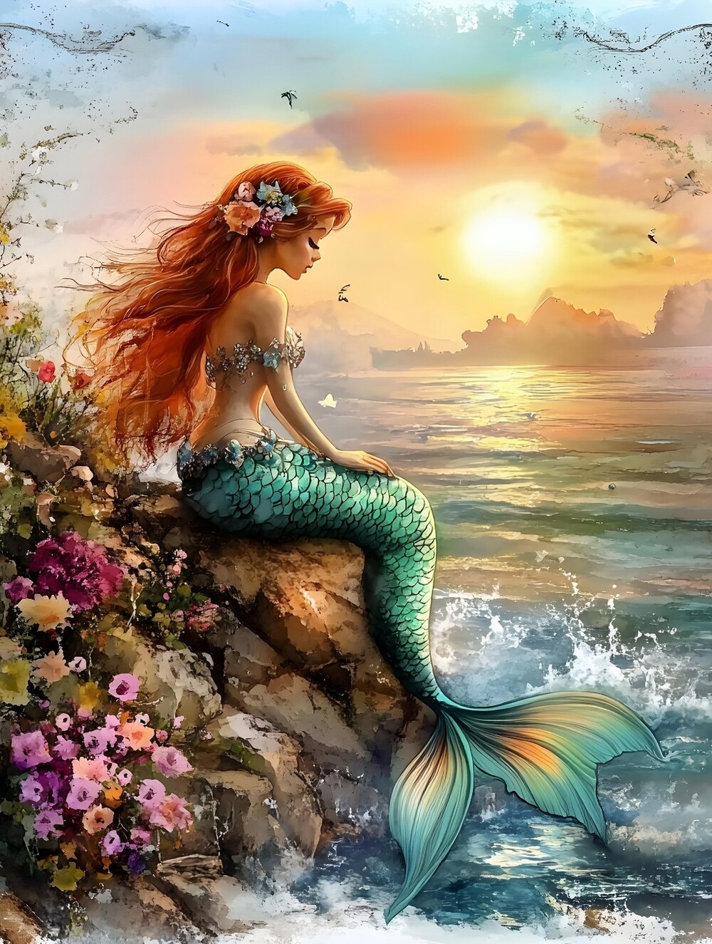 10pc=beautiful Mermaide Prints Special - Picture 5 of 10